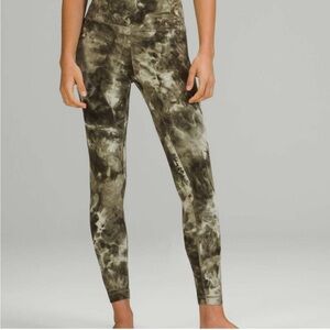lululemon Align™ High-Rise Pant 28" Diamond Dye Olive Size 8